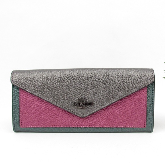 Coach Handbags - Coach Super Rare Color Soft Wallet In Colorblock